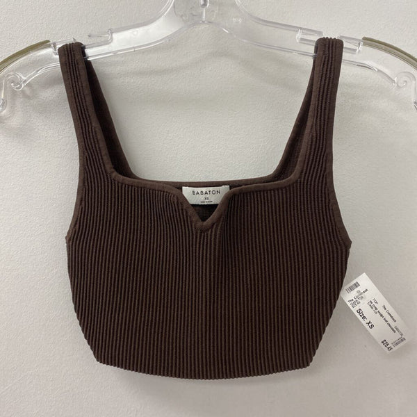BABATON WOMEN'S TOP chocolate brown XS