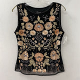 LYMAN by Frank Lyman WOMEN'S TOP black pink beige mix XL