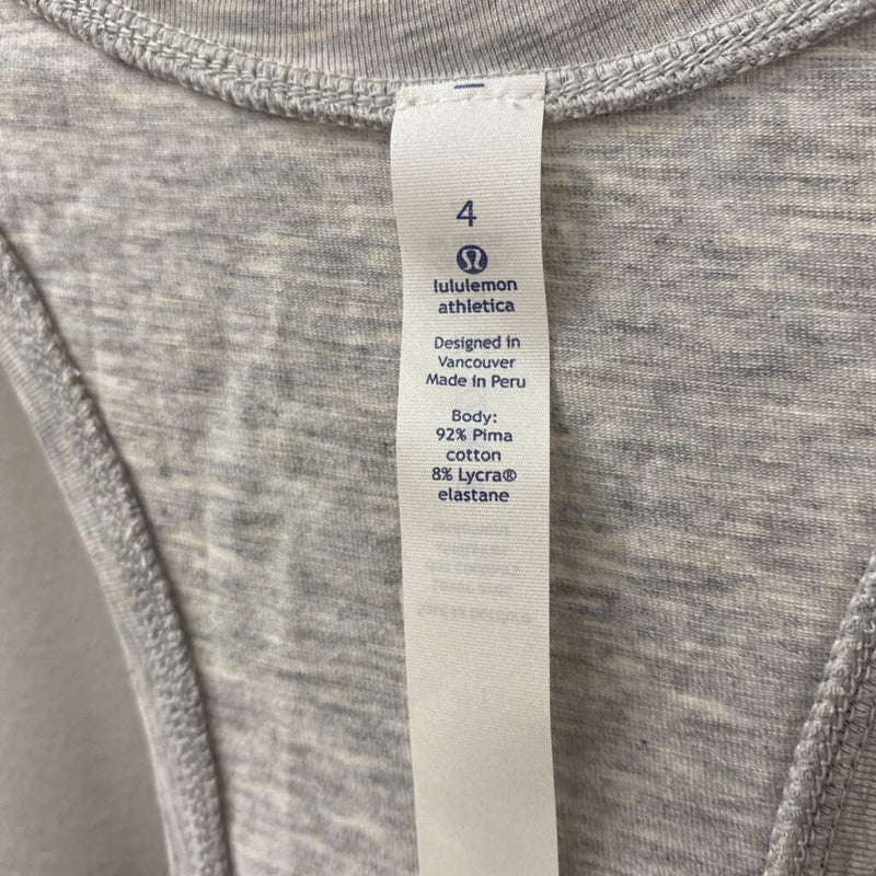 LULULEMON WOMEN'S ACTIVE TOP grey mix 4