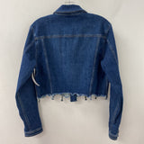 J BRAND WOMEN'S DENIM JACKET dark blue XS