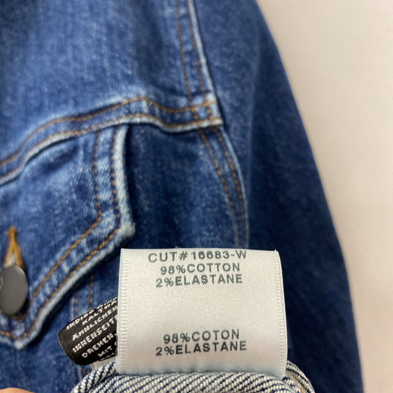 J BRAND WOMEN'S DENIM JACKET dark blue XS