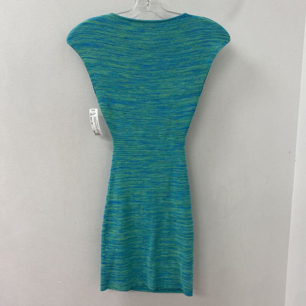 WILFRED WOMEN'S DRESS green blue mix XS