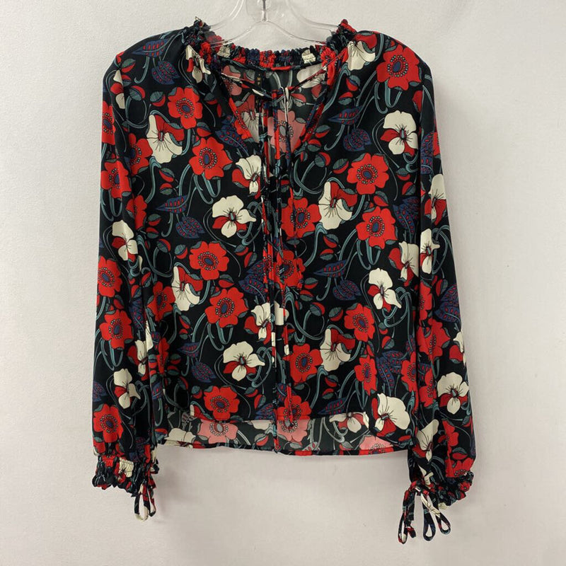 IMPERIAL WOMEN'S BLOUSE/SHIRT black red white S