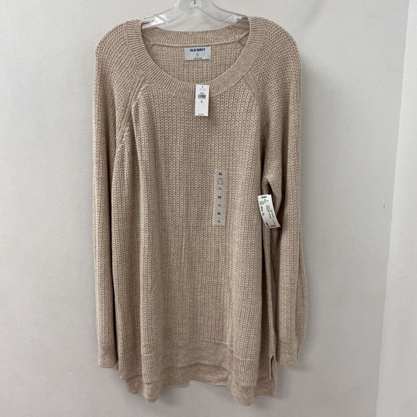 OLD NAVY WOMEN'S SWEATER beige XL