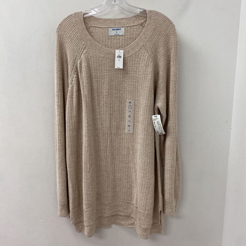 OLD NAVY WOMEN'S SWEATER beige XL