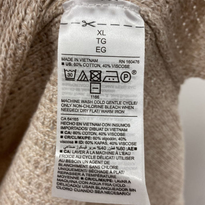 OLD NAVY WOMEN'S SWEATER beige XL