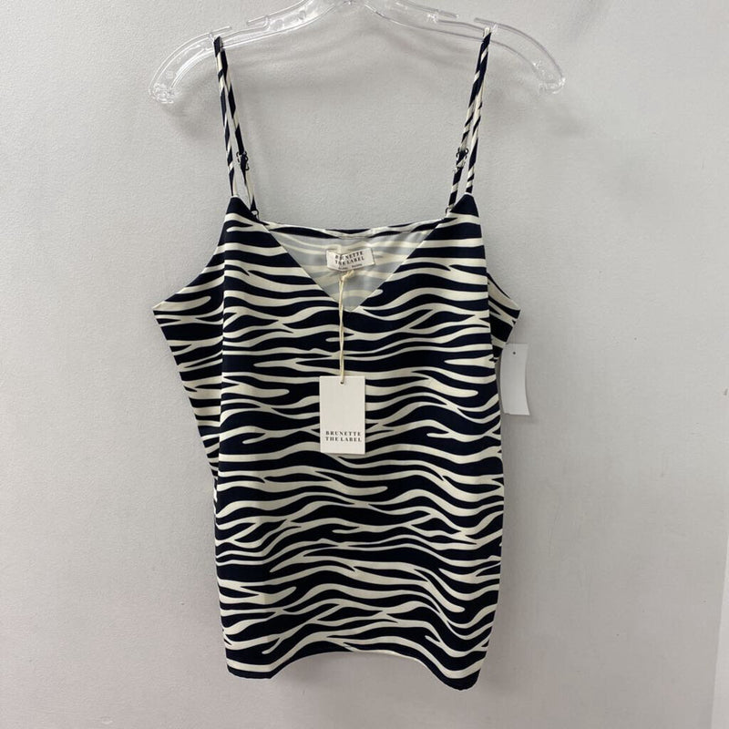 BRUNETTE WOMEN'S TANK/CAMI french navy off white XL