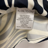 BRUNETTE WOMEN'S TANK/CAMI french navy off white XL