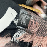 JUST COZY WOMEN'S SCARF/SHAWL black pink white mix