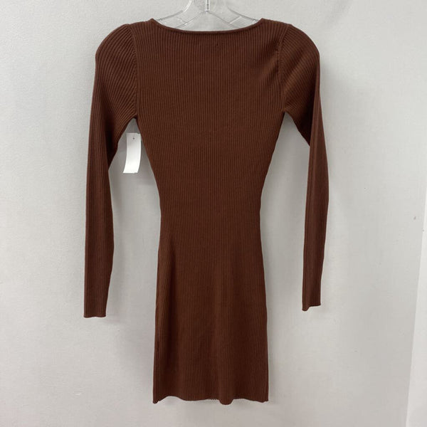 WILFRED WOMEN'S DRESS brown XS