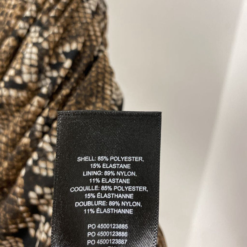 BABATON WOMEN'S DRESS brown black mix 8