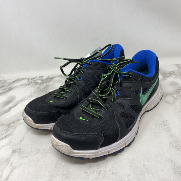 NIKE WOMEN'S SNEAKERS black green blue 9.5