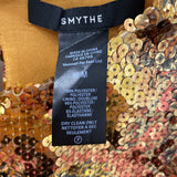SMYTHE WOMEN'S TOP gold orange M