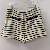 VERONICA BEARD WOMEN'S SHORTS cream black 12