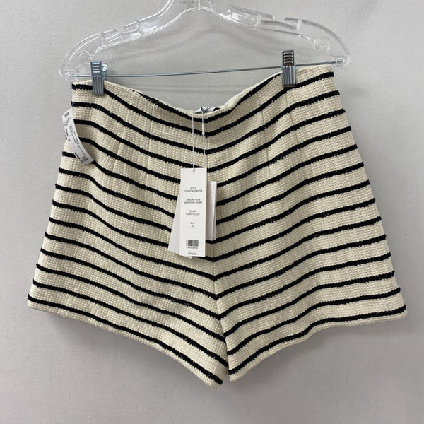 VERONICA BEARD WOMEN'S SHORTS cream black 12