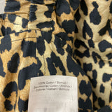 ganni WOMEN'S BLOUSE/SHIRT animal print M/42