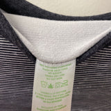 BULA WOMEN'S ACTIVE TOP grey blue white stripe XL