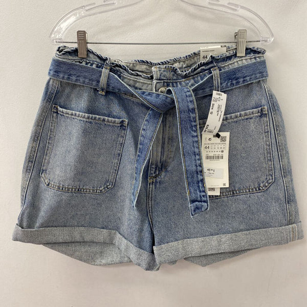 ZARA WOMEN'S SHORTS blue 12