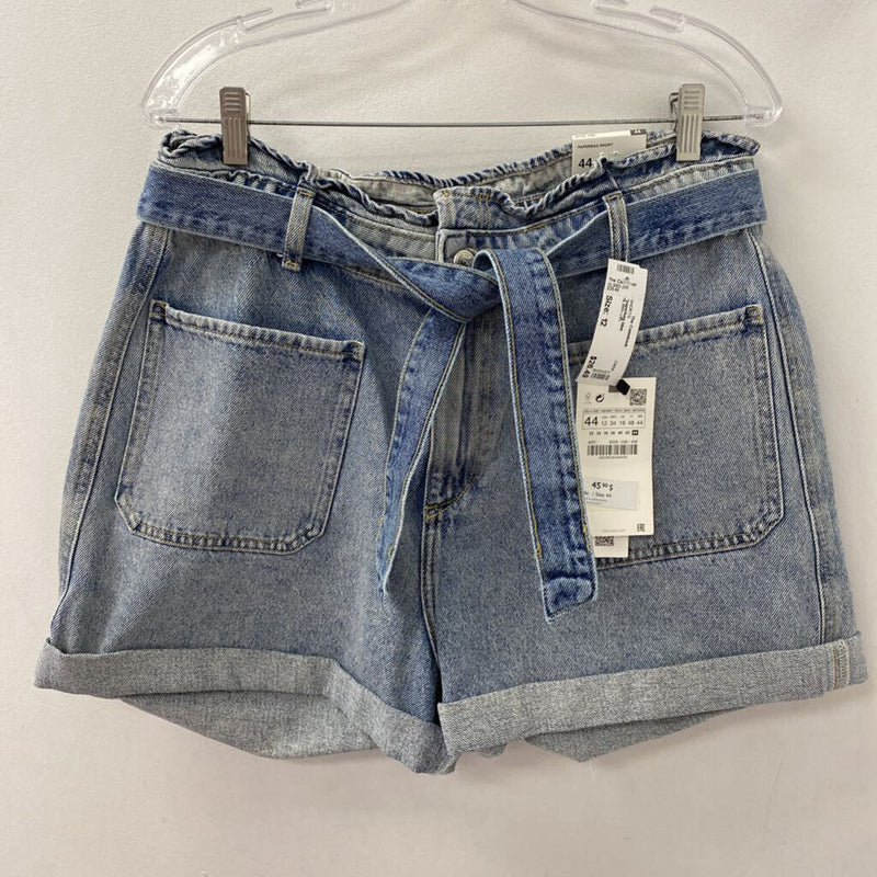 ZARA WOMEN'S SHORTS blue 12