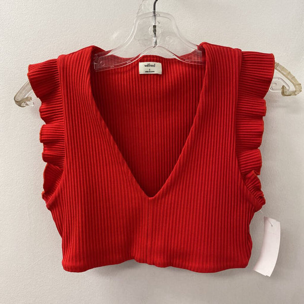 WILFRED WOMEN'S SWEATER red S