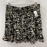 JOE FRESH WOMEN'S SKIRT black tan mix M