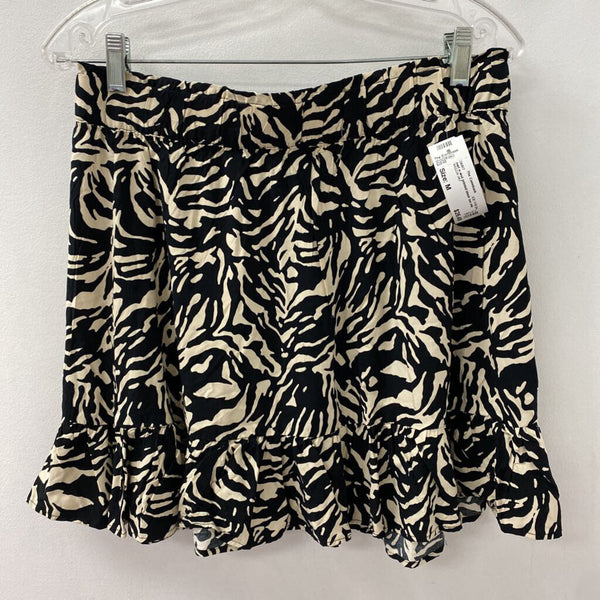 JOE FRESH WOMEN'S SKIRT black tan mix M