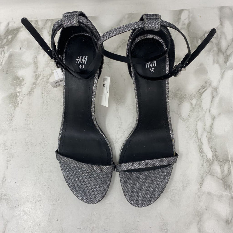 H&M WOMEN'S HEELS silver 8.5