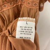 WISHLISH WOMEN'S DRESS terra cotta L