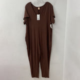 smash + tess WOMEN'S JUMPSUIT brown 2X