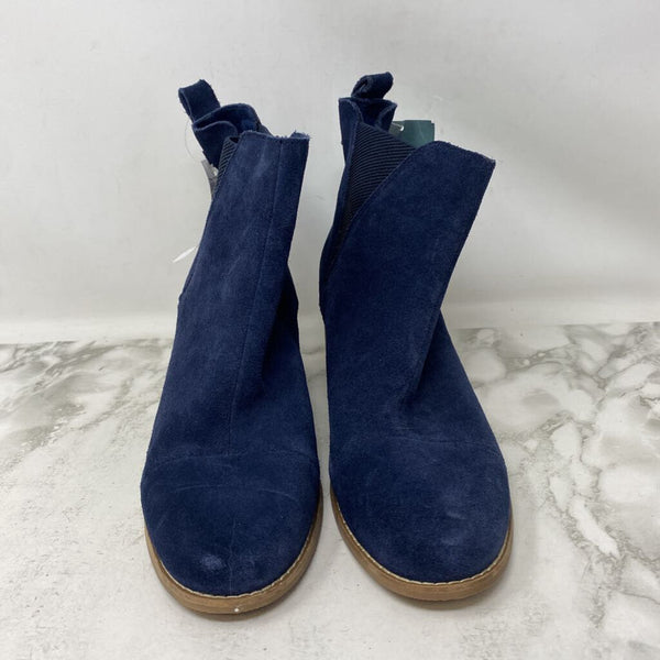 TOMS WOMEN'S BOOTS navy 10