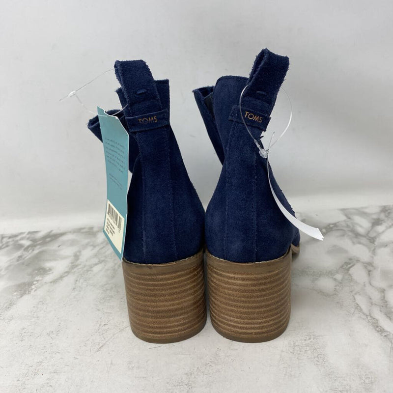 TOMS WOMEN'S BOOTS navy 10