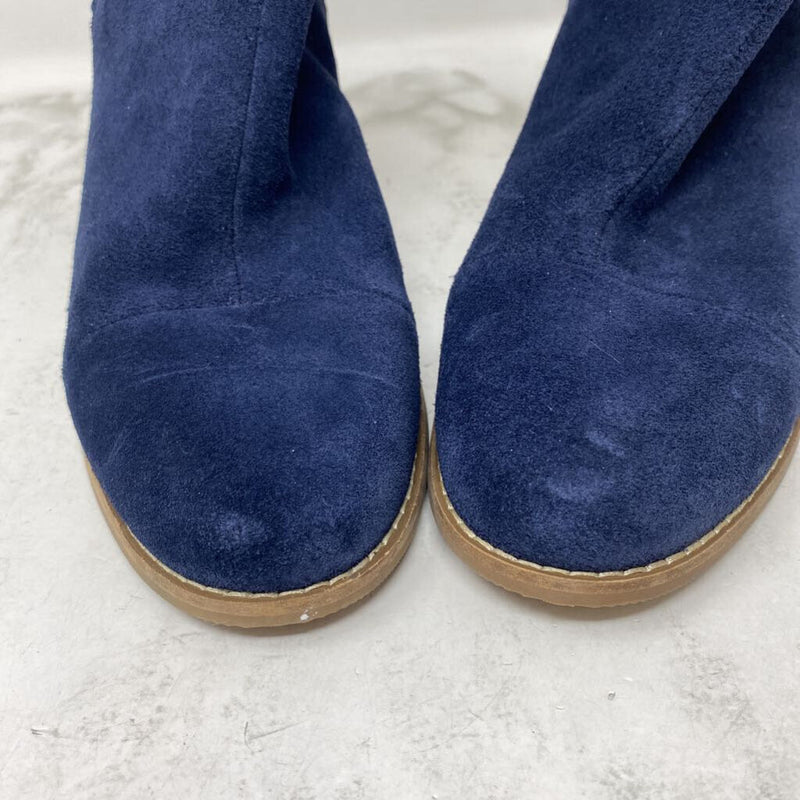 TOMS WOMEN'S BOOTS navy 10