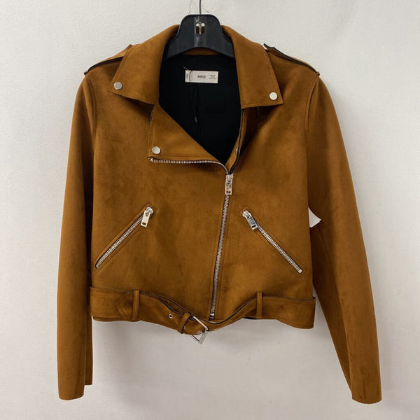 MANGO/MNG WOMEN'S BLAZER/JACKET cognac L