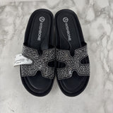 WISHBONE WOMEN'S SANDALS black silver mix 5