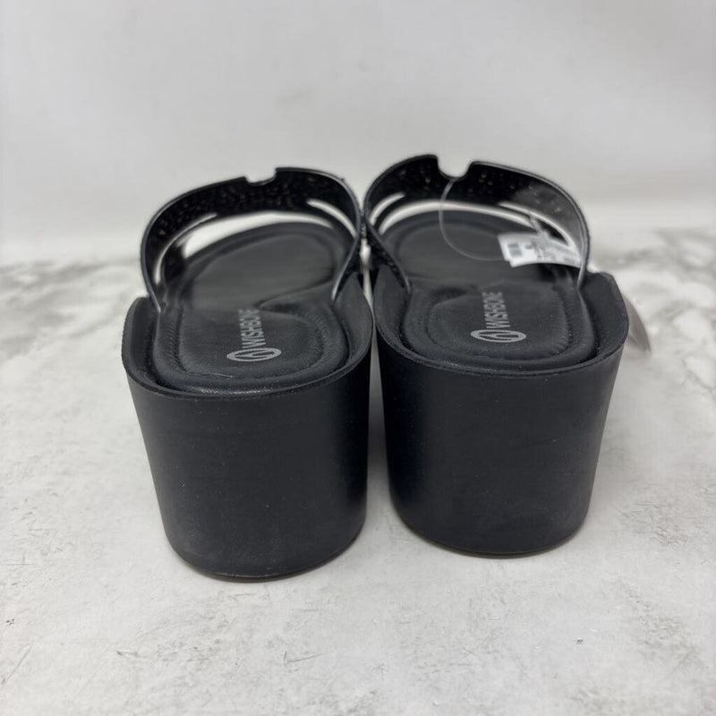WISHBONE WOMEN'S SANDALS black silver mix 5