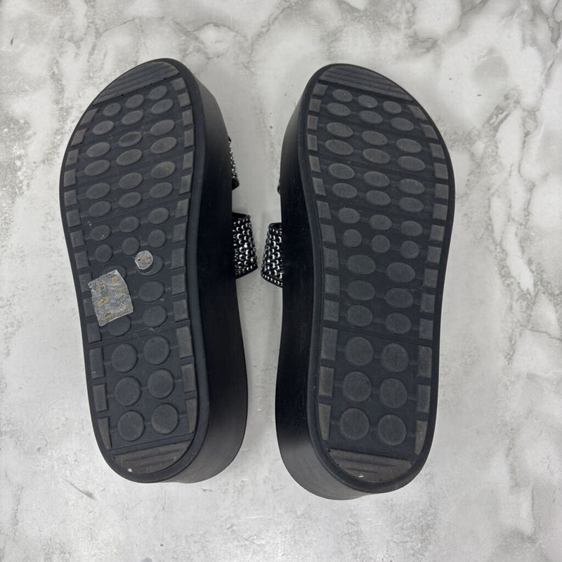 WISHBONE WOMEN'S SANDALS black silver mix 5