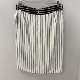 ANN TAYLOR WOMEN'S SKIRT white black mix 14
