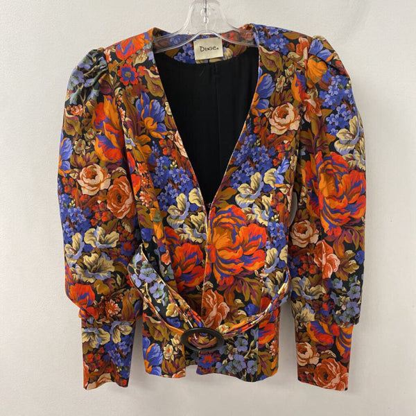 DIXIE WOMEN'S BLAZER/JACKET red blue orange mix M