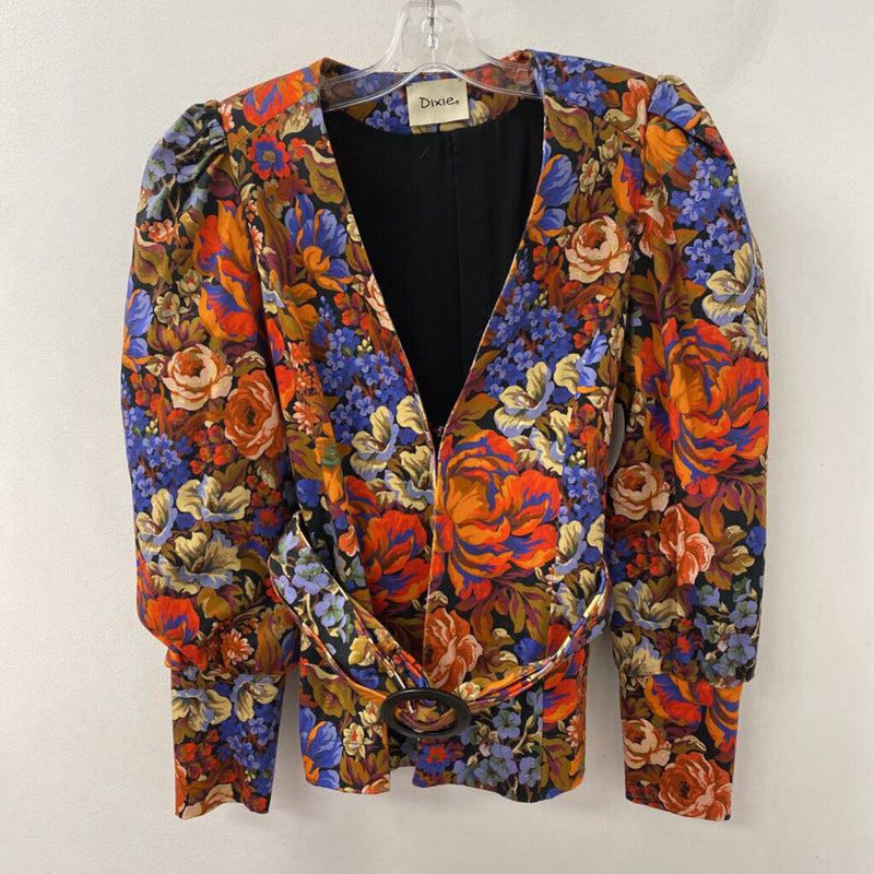 DIXIE WOMEN'S BLAZER/JACKET red blue orange mix M