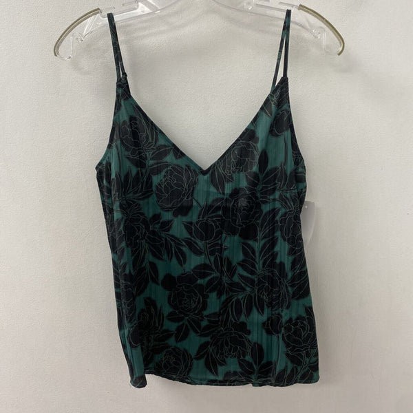 GAP WOMEN'S TANK/CAMI black emerald green mix S