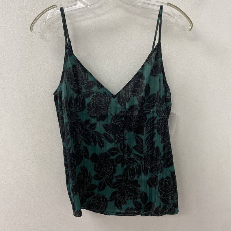 GAP WOMEN'S TANK/CAMI black emerald green mix S