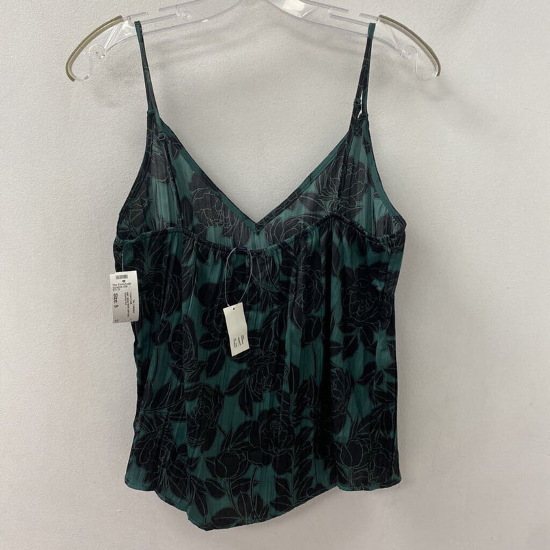GAP WOMEN'S TANK/CAMI black emerald green mix S