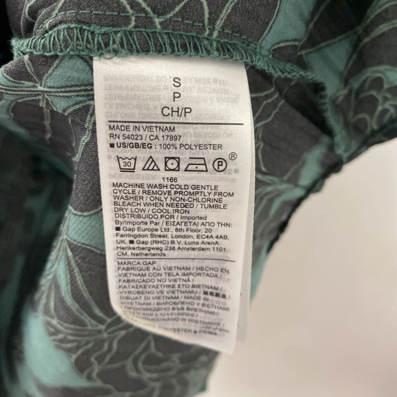 GAP WOMEN'S TANK/CAMI black emerald green mix S
