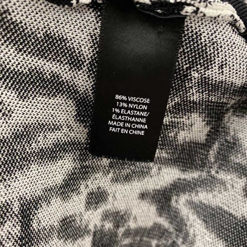 PINK TARTAN WOMEN'S DRESS black white XS