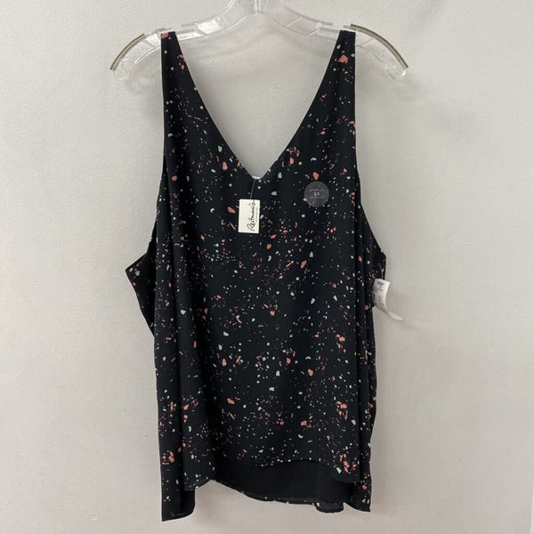 REITMANS WOMEN'S PLUS TOP black mix 3X