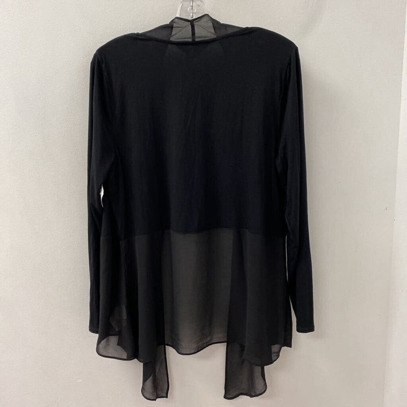 michael studio WOMEN'S PLUS TOP black 1X