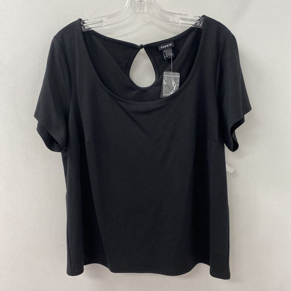 TORRID WOMEN'S PLUS TOP black 2X