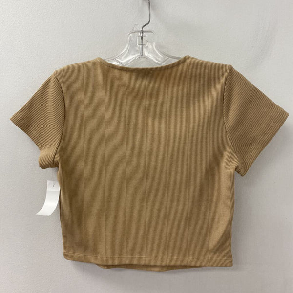PRINCESS POLLY WOMEN'S T-SHIRT tan 8