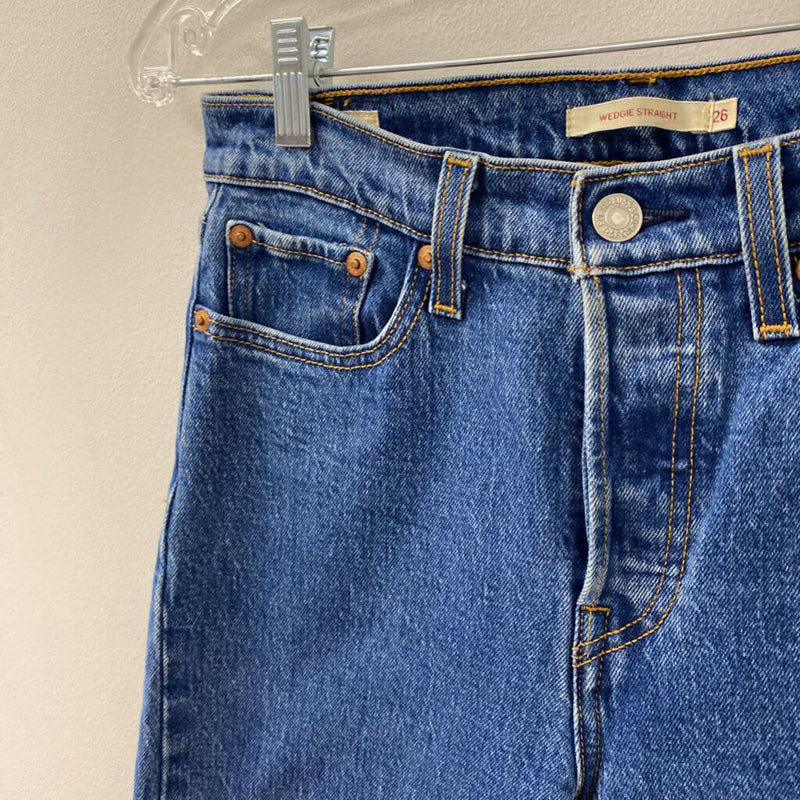 LEVI WOMEN'S JEANS blue S/26