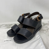 VINCE WOMEN'S SANDALS black brown 8